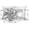 DIEDERICHS 5618201 Fan, radiator